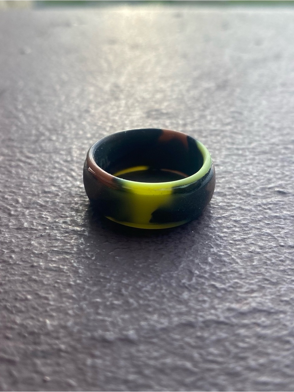 Silicone Camouflage Style Activewear Band / Ring Size 10